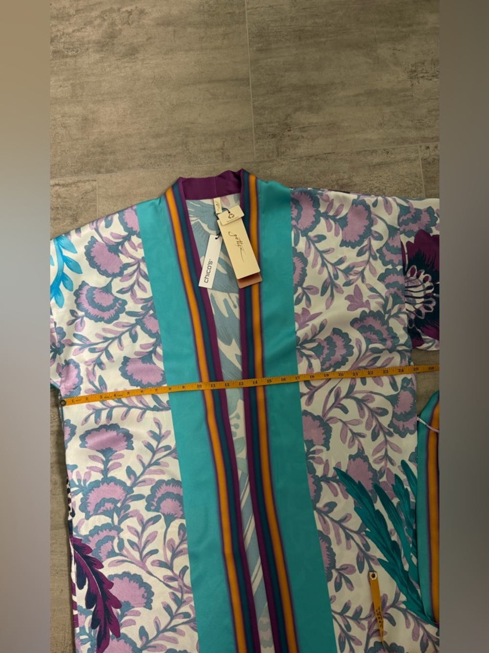 NEW NWT Gottex Bali Kimono Swim Cover Up Robe Medium - Picture 13 of 14